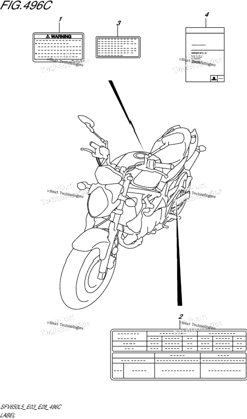 Label (Sfv650l5 E33)