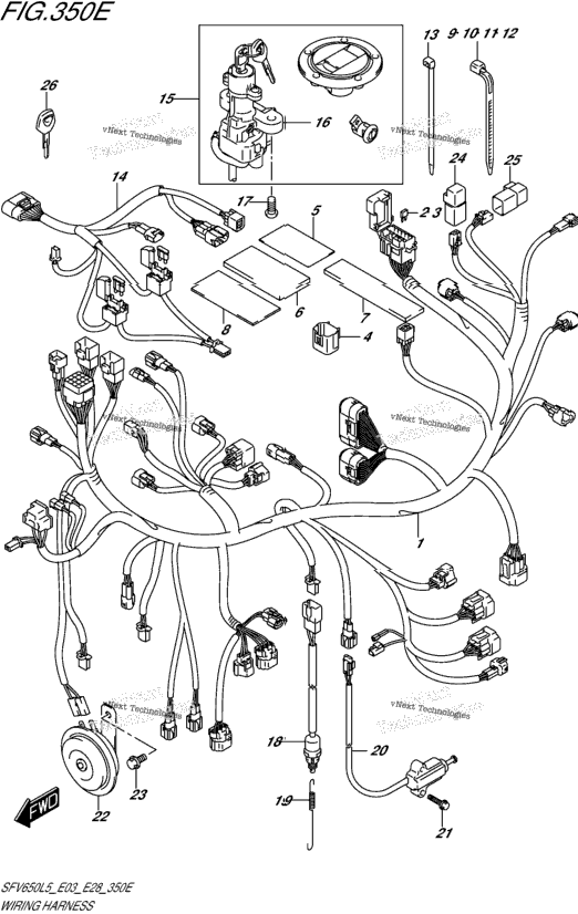 Wiring Harness (Sfv650al5 E33)