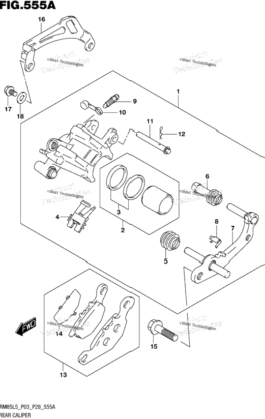 Rear Caliper