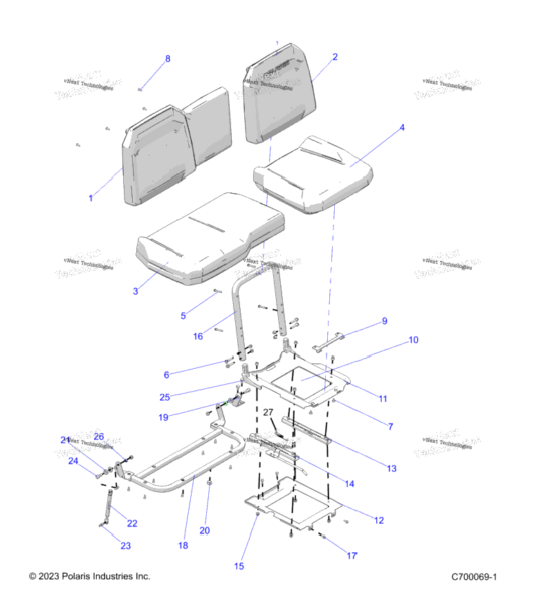Body, Seat Asm. And Slider