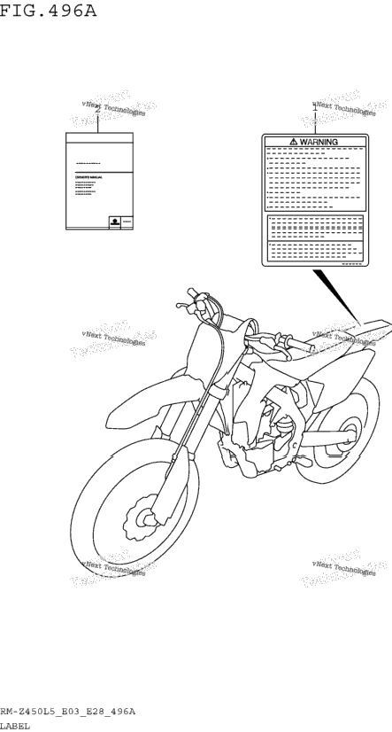 Label (Rm-Z450l5 E03)