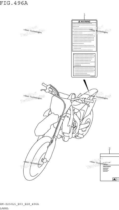 Label (Rm-Z250l5 E03)