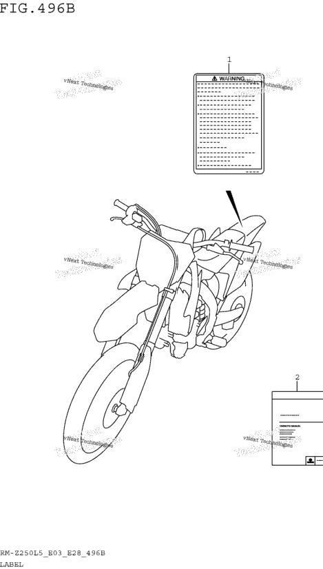 Label (Rm-Z250l5 E28)