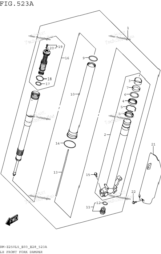Lh Front Fork Damper