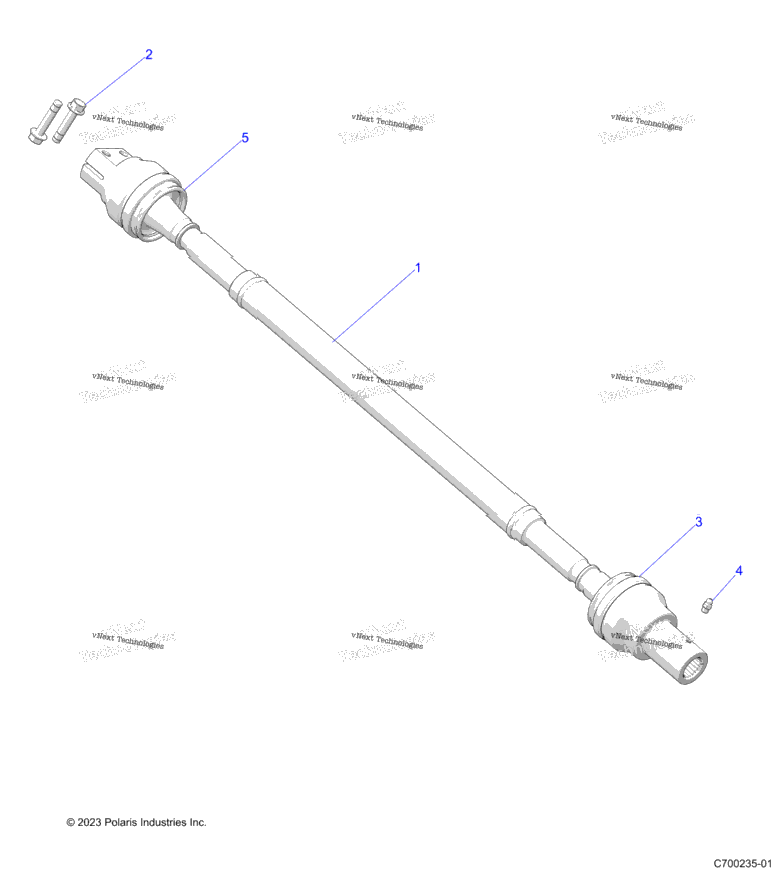 Drive Train, Rear Prop Shaft