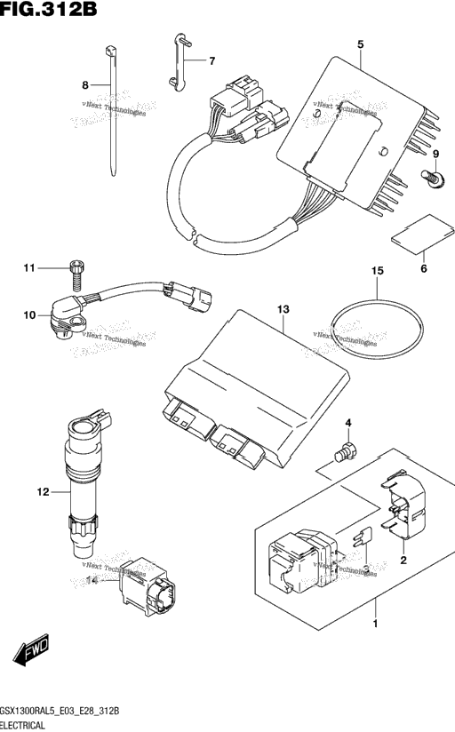 Electrical (Gsx1300ral5 E28)