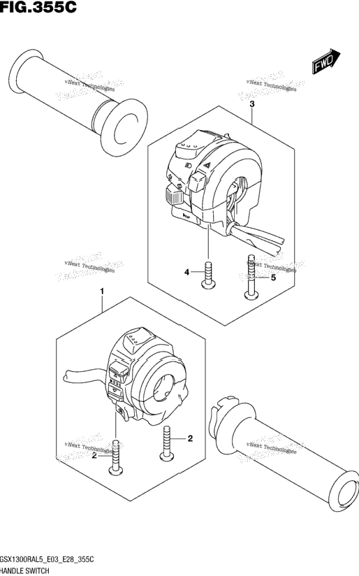 Handle Switch (Gsx1300ral5 E33)