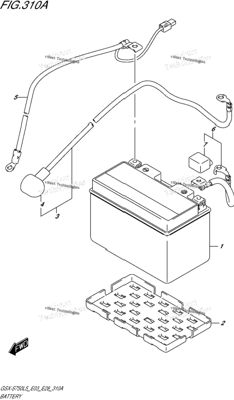 Battery (Gsx-S750l5 E03)