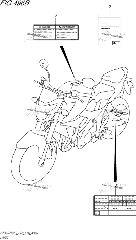 Label (Gsx-S750al5 E28)