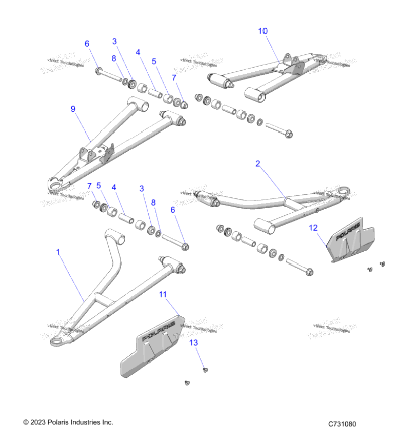 Suspension, Front Control Arms