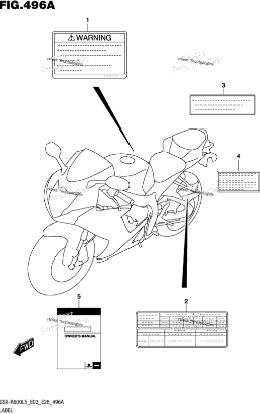 Label (Gsx-R600l5 E03)