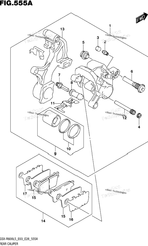 Rear Caliper