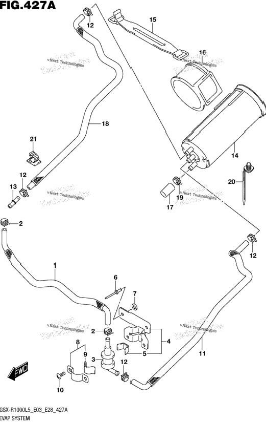 Evap System (Gsx-R1000l5 E33)