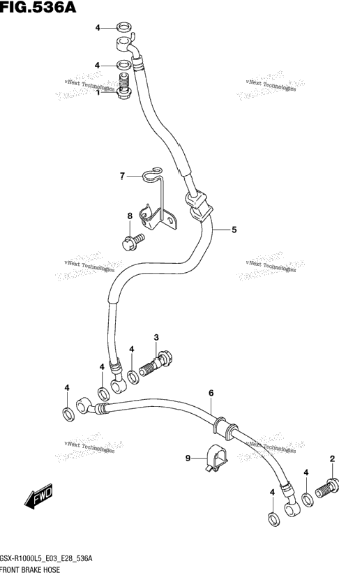 Front Brake Hose