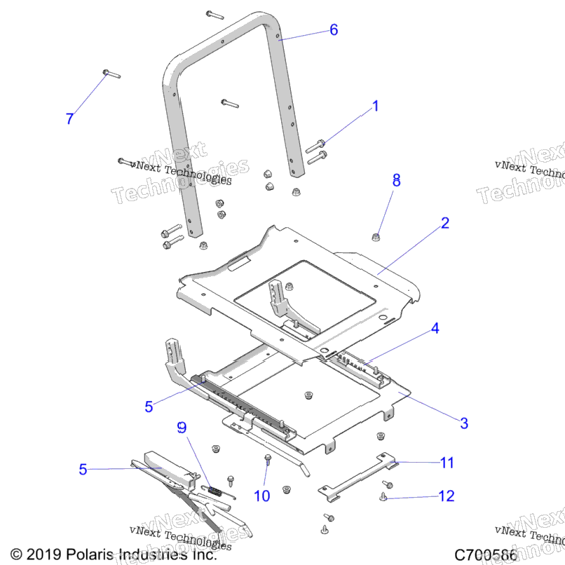 Body, Slider Drivers Seat R24taead/Bd/Am/Bm/A9/B9