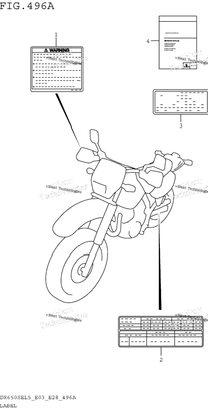 Label (Dr650sel5 E03)