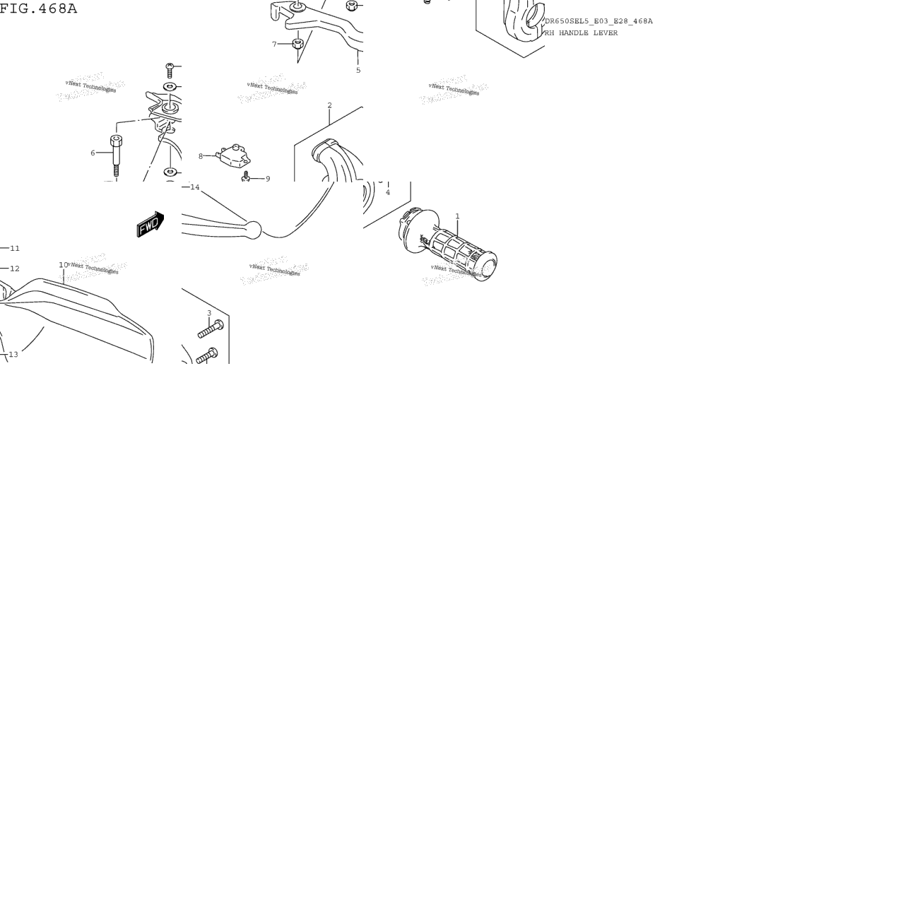 Rh Handle Lever