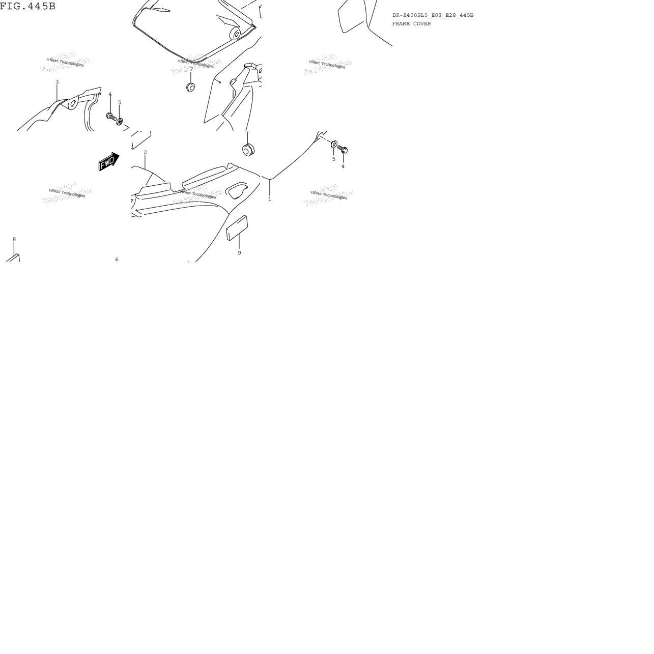 Frame Cover (Dr-Z400sl5 E28)