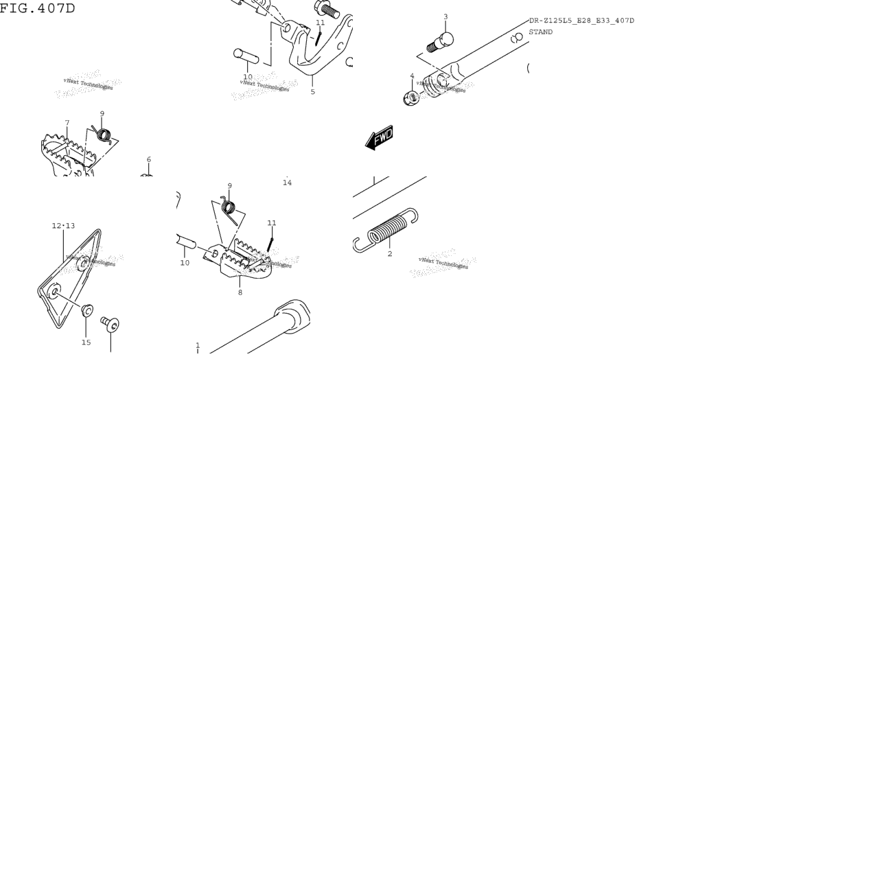 Stand (Dr-Z125ll5 E33)