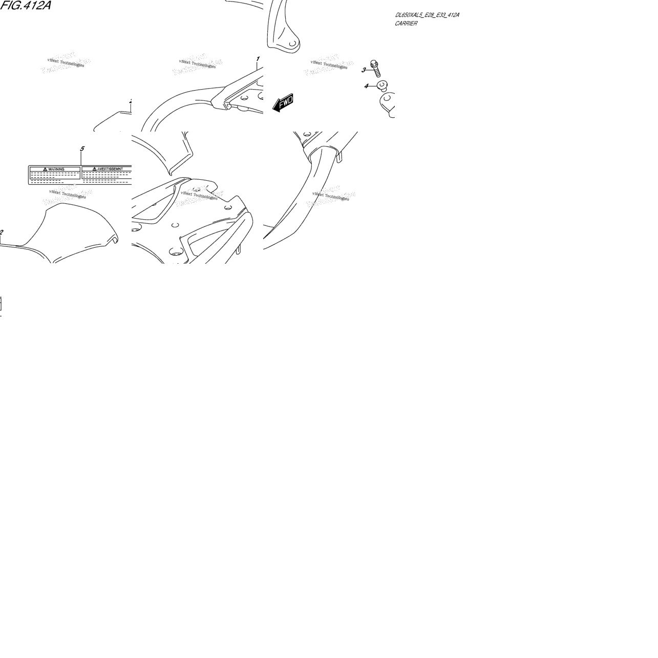 Carrier (Dl650xal5 E28)