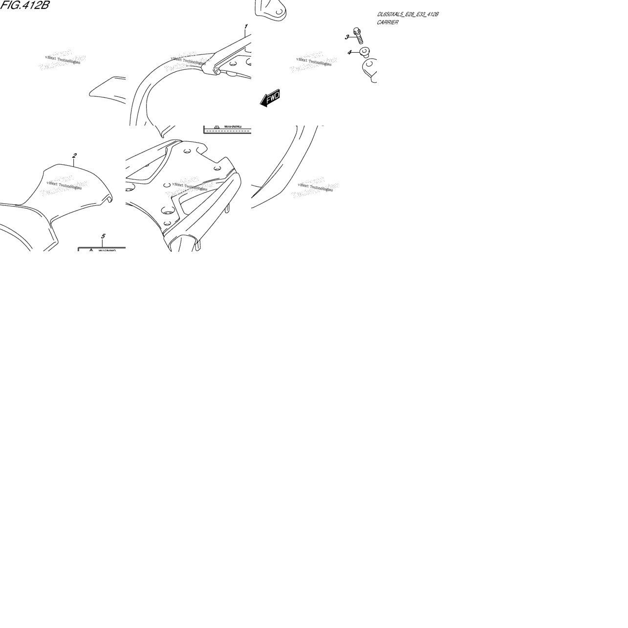 Carrier (Dl650xal5 E33)