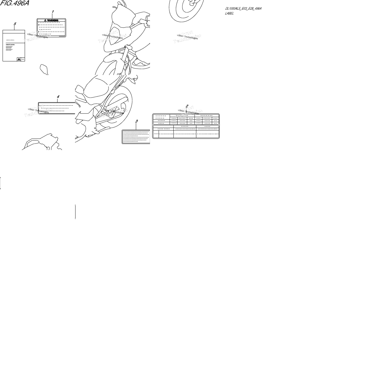 Label (Dl1000al5 E03)