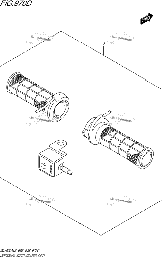 Optional (Grip Heater Set)