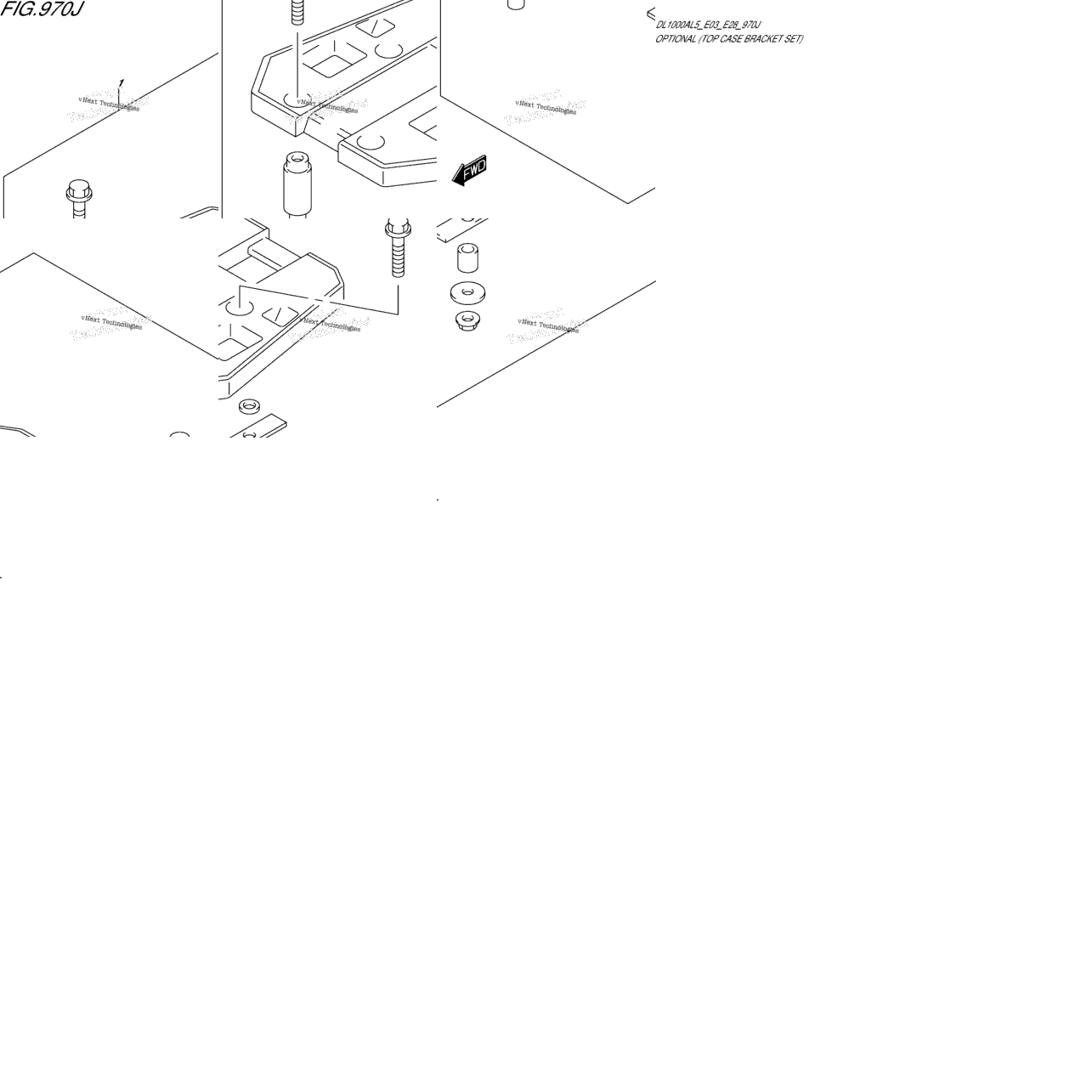 Optional (Top Case Bracket Set)