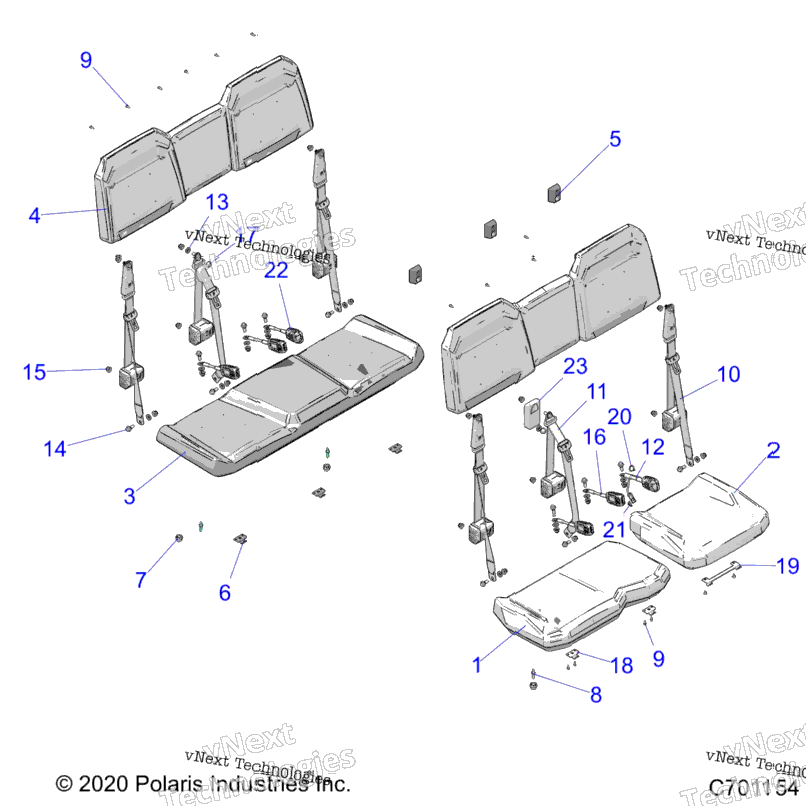 Body, Seats R24t6a99a1/B1