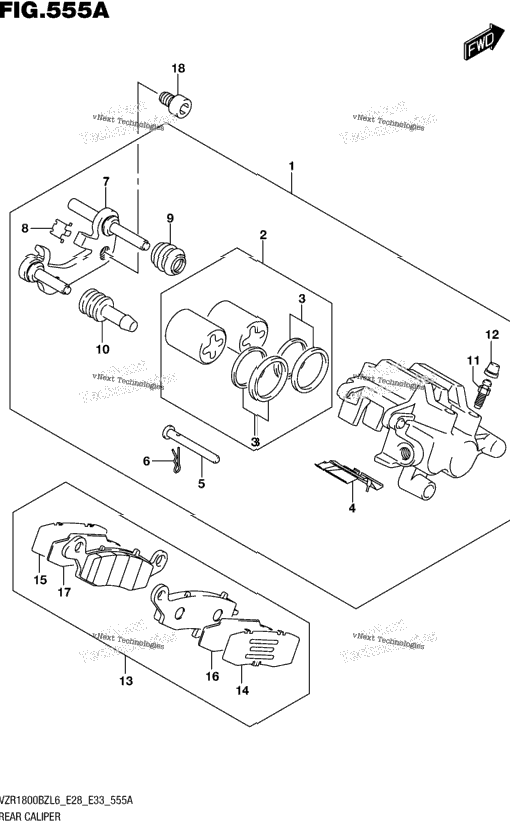 Rear Caliper