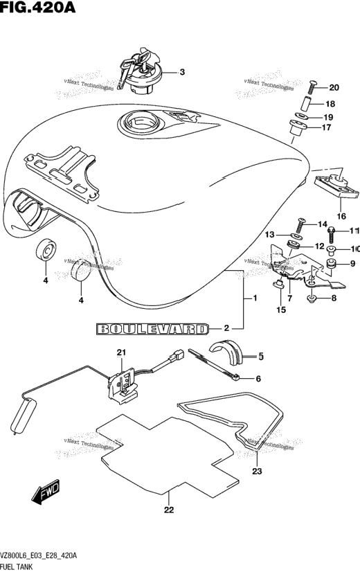 Fuel Tank (Vz800l6 E03)