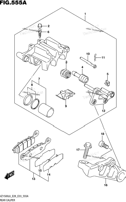 Rear Caliper