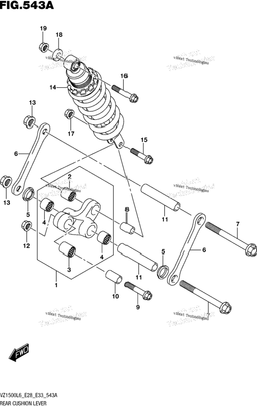 Rear Cushion Lever
