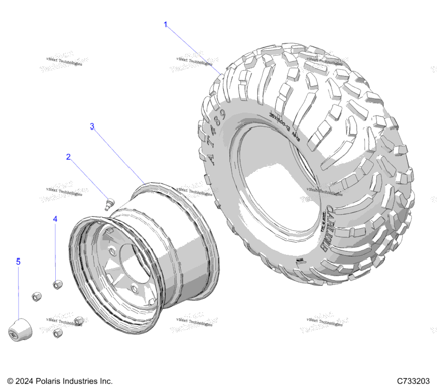 Wheels, Rear R24t6a99a1/B1