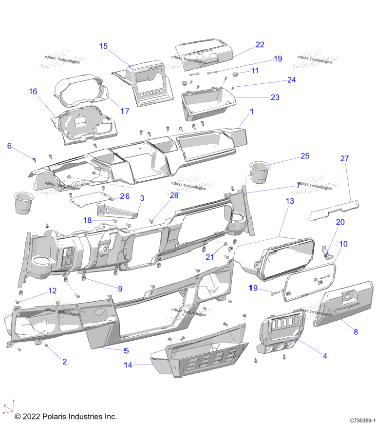 Body, Dash R23e3gc3fd/Sc3cd/Sc3fd