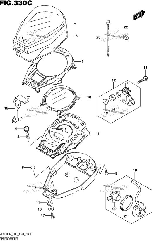 Speedometer (Vl800l6 E33)