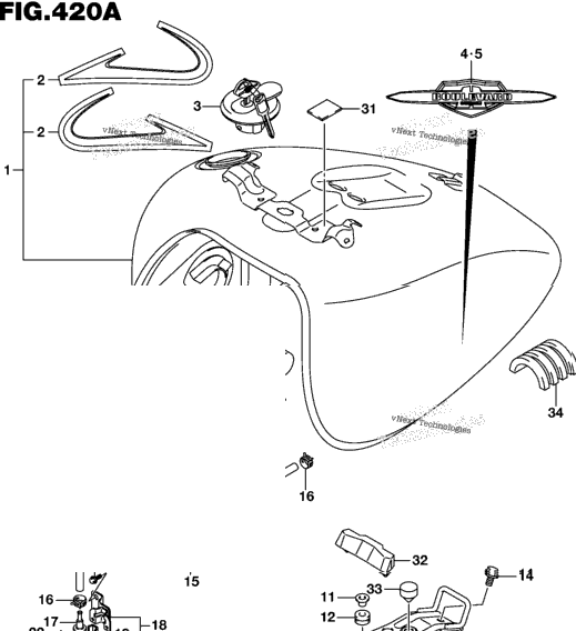 Fuel Tank (Vl1500tl6 E28)
