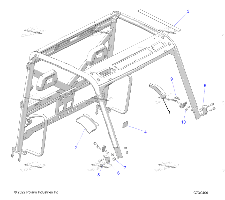 Chassis, Edge Cover And Mirror Brackets R23e3gc3fd/Sc3cd/Sc3fd