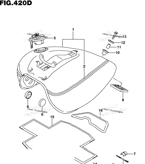 Fuel Tank (Vl800tl6 E03)