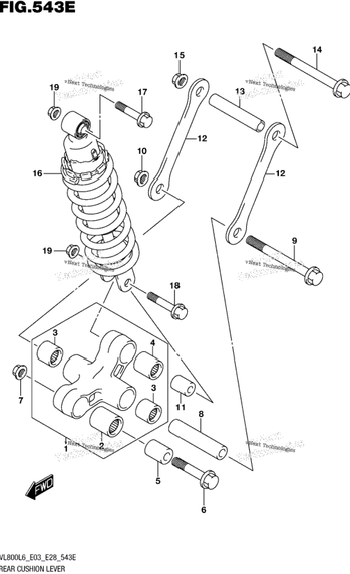 Rear Cushion Lever (Vl800tl6 E28)