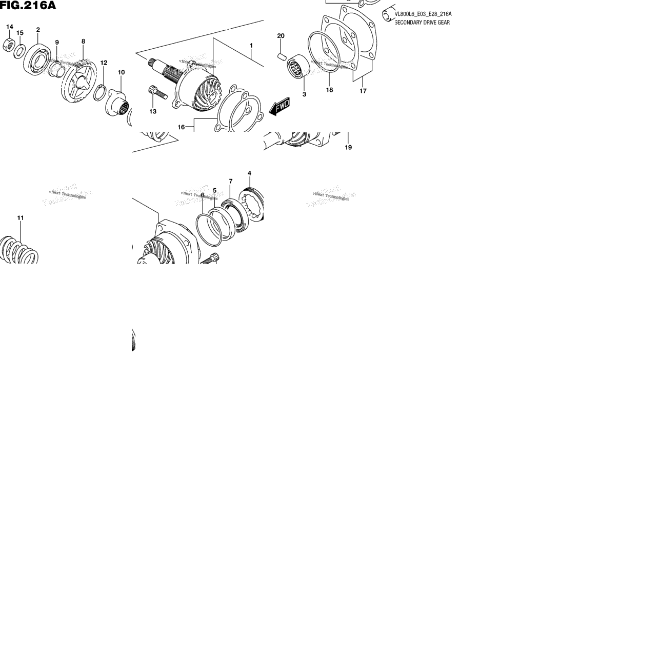 Secondary Drive Gear