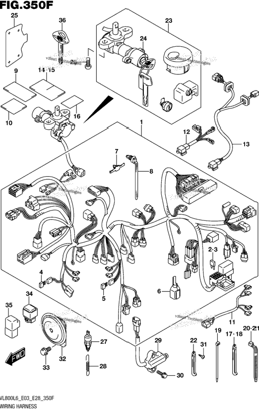 Wiring Harness (Vl800tl6 E33)