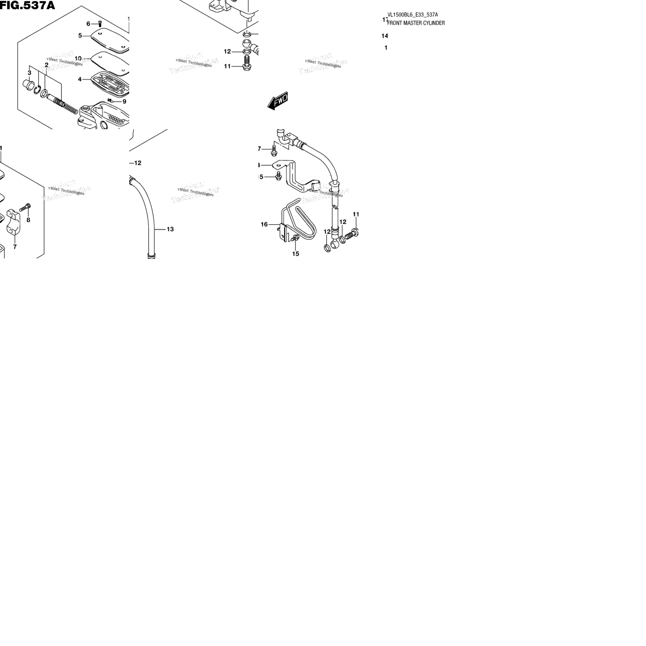 Front Master Cylinder