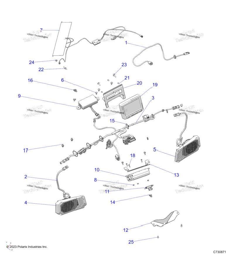 Electrical, Dash Components, Ride Command R23e3gc3fd/Sc3cd/Sc3fd