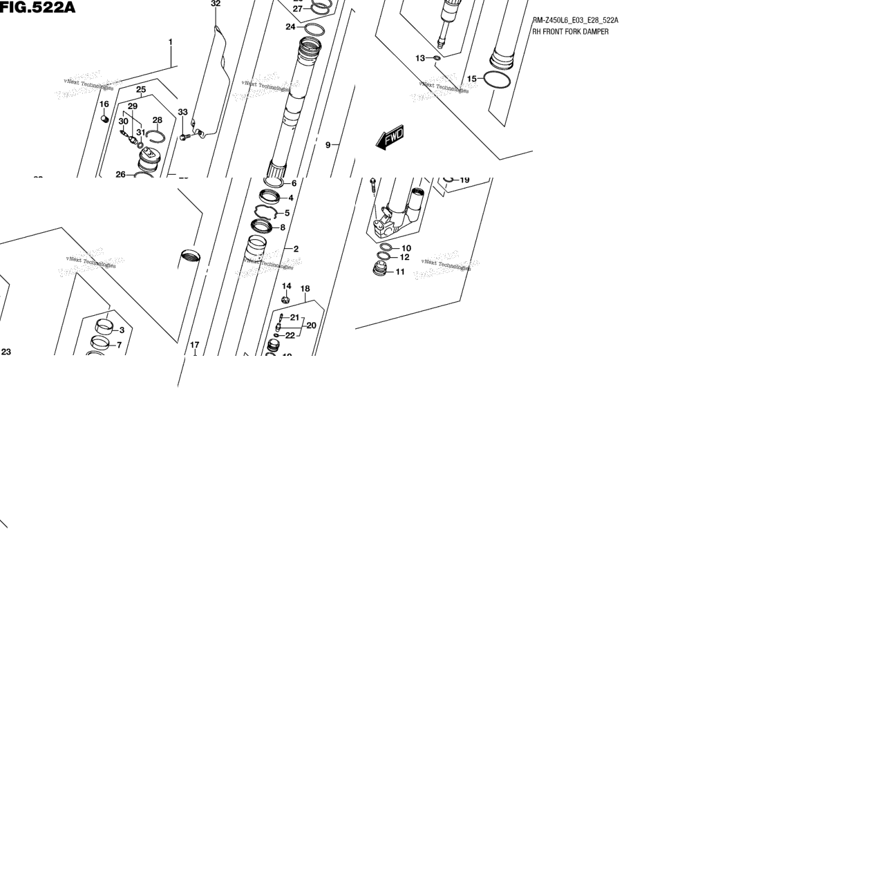 Rh Front Fork Damper