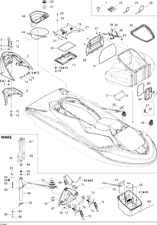 Body, Front View Std