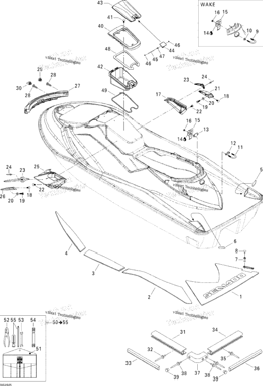Body, Rear View Std