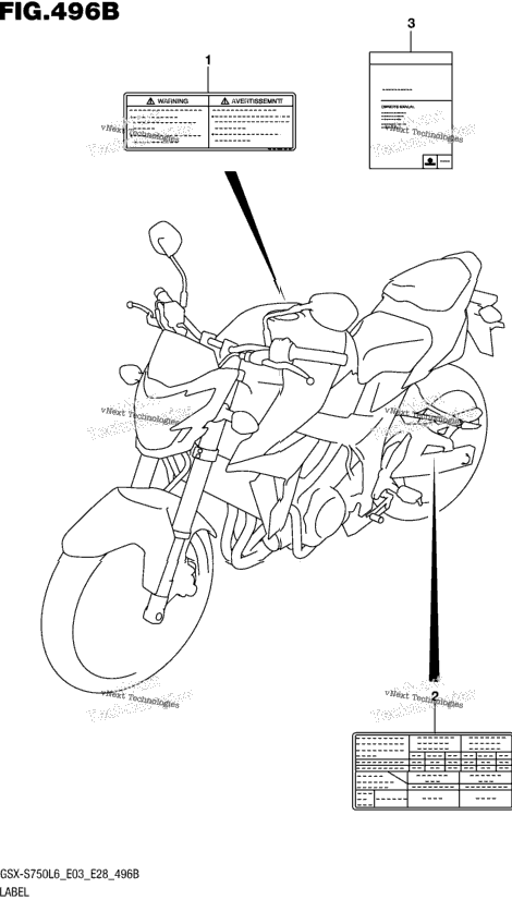 Label (Gsx-S750al6 E28)