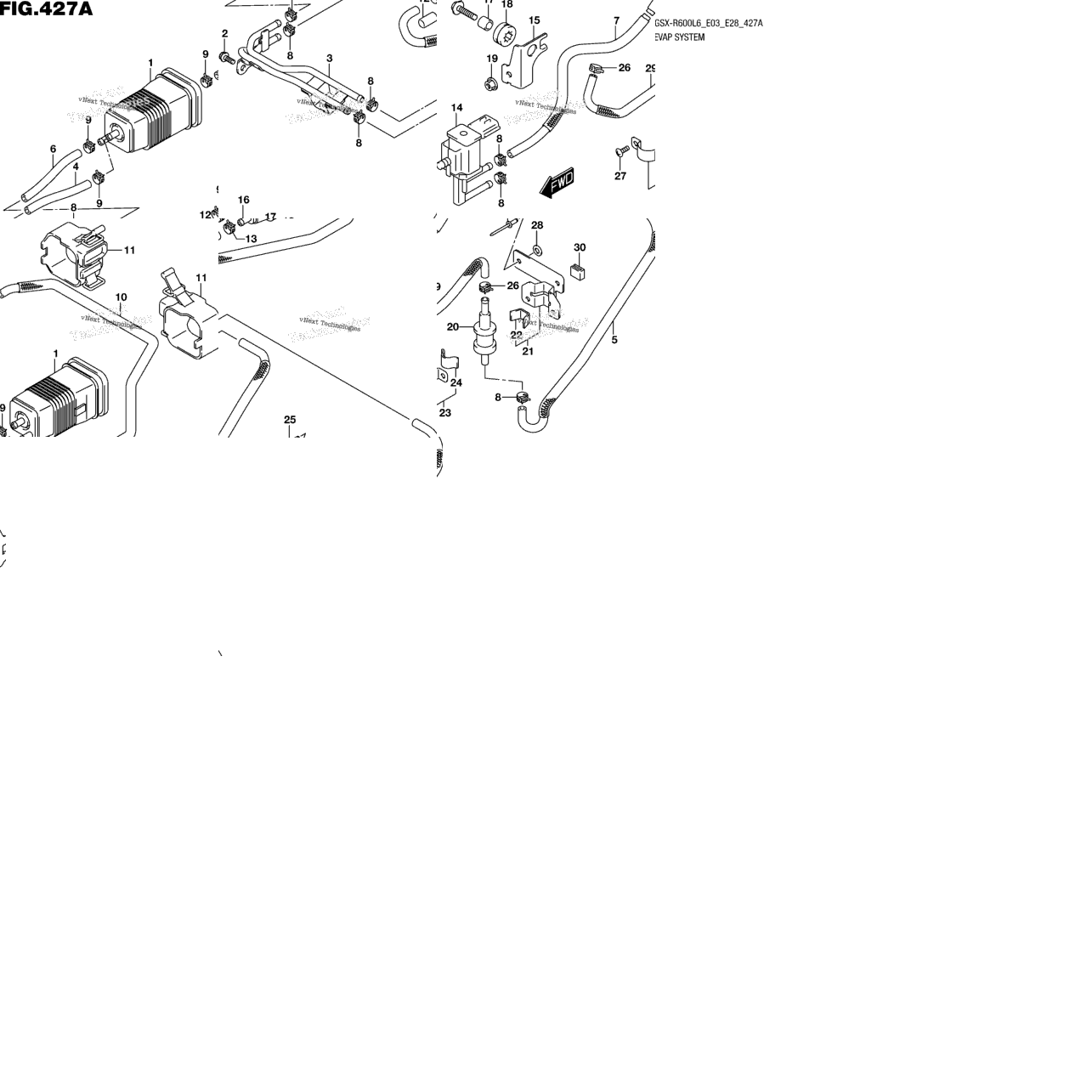 Evap System (Gsx-R600l6 E33)