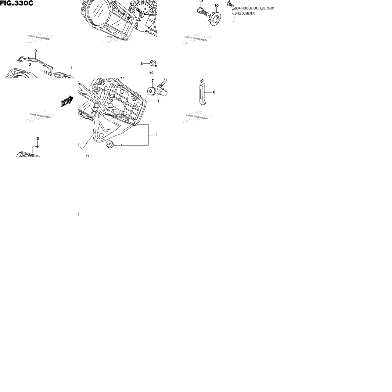 Speedometer (Gsx-R600l6 E33)